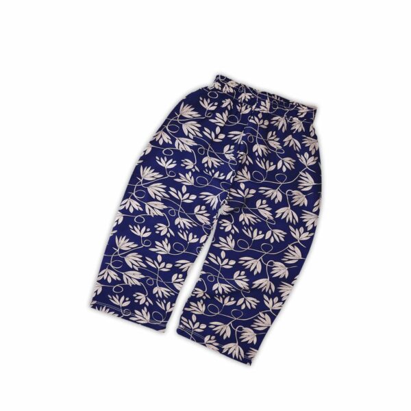 Elegant Blue & White Floral Summer Co-Ord Set
