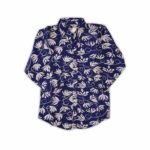 Elegant Blue & White Floral Summer Co-Ord Set