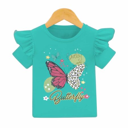 Frill Butterfly Baby Girl T.Shirt
