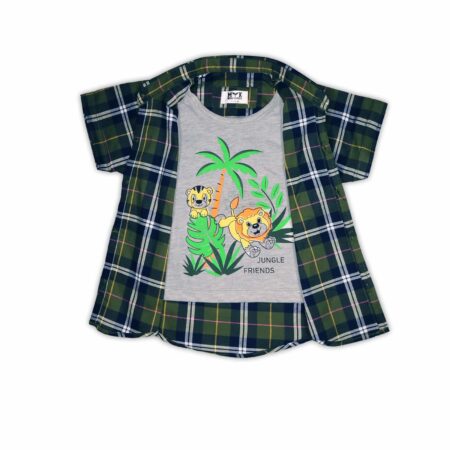 Jungle Friends Boys' Summer Outfit