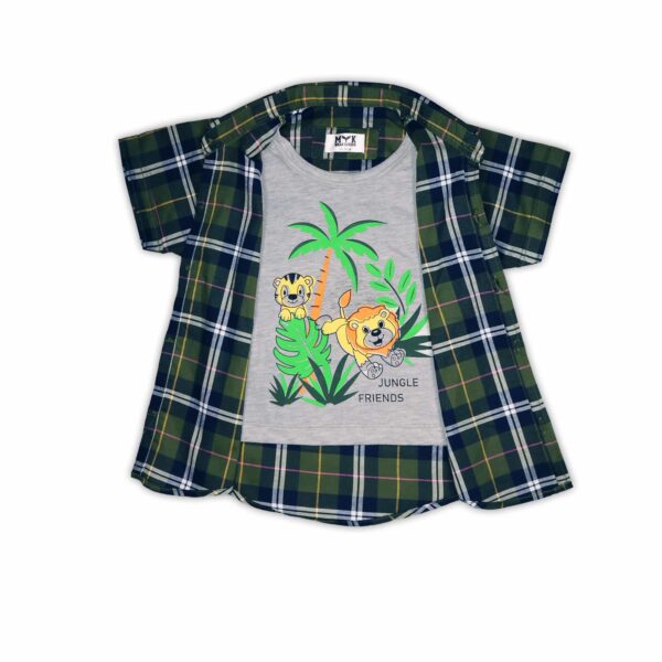 Jungle Friends Boys' Summer Outfit