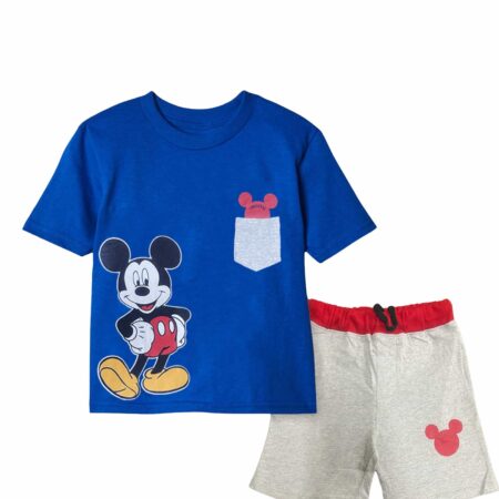Micky Mouse Printed Short With tee For Kids