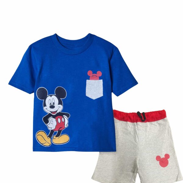 Micky Mouse Printed Short With tee For Kids