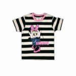 Minnie Mouse Striped Summer Outfit for Girls