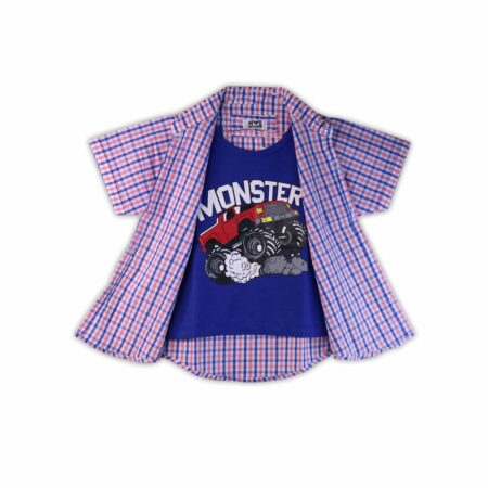 Monster Truck Open Casual Shirt Set