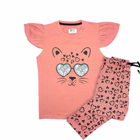 Baby Girl Carter's Leopard Print Tops & Bottoms Pajama Set