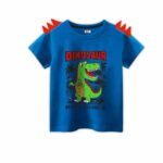 Blue & Red Dinosaur Print Summer Co-ord Set