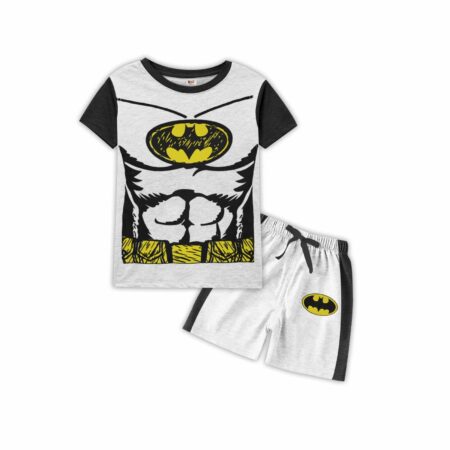 Boys Batman Muscle Print Summer Co-ord Set