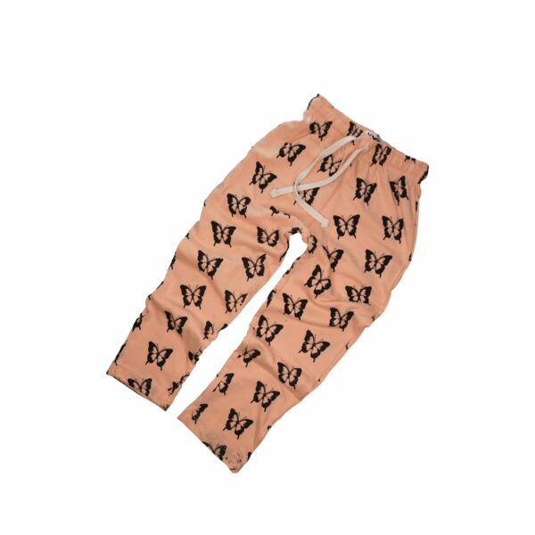 Peach Butterfly Print Girls' Summer Set – Change Brings Beautiful Things
