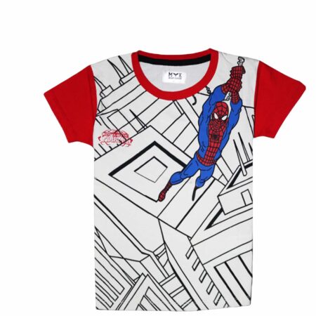 Spider Man Printed T.Shirt For Baby Boys