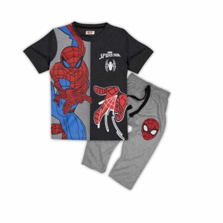 Spiderman Hero Action Summer Outfit for Kids
