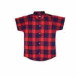 Super Mario Checkered Open Shirt & T-Shirt Set