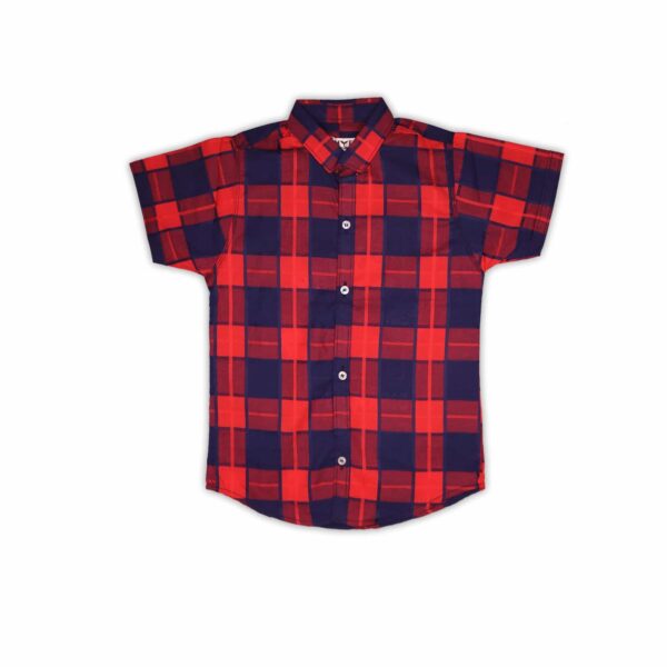 Super Mario Checkered Open Shirt & T-Shirt Set