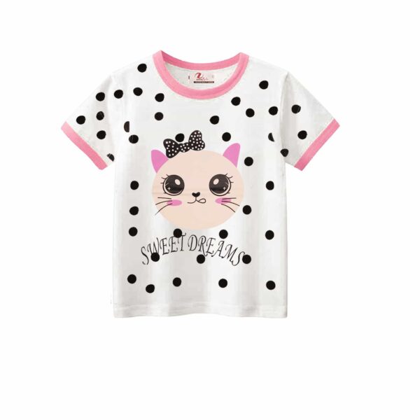 Sweet Dreams Summer Garment with Cute Cat Design