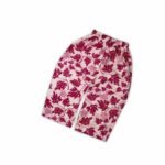 Vibrant Purple & White Leafy Summer Co-Ord Set