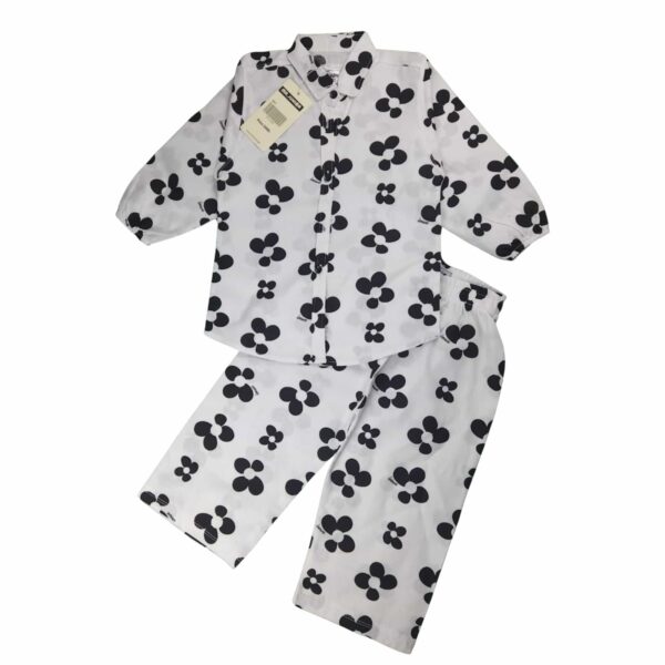 Black Floral Summer Suit