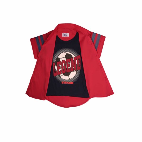 Boys' Summer Legend Shirt & Jacket Set - Stylish & Comfortable