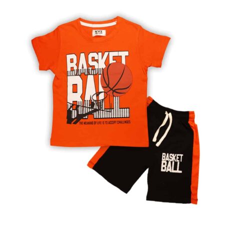 Basketball Champ" Boys' Summer Sports Co-Ord Set