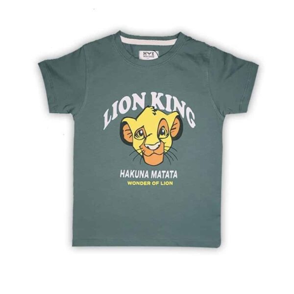Boys' Lion King "Hakuna Matata" Summer T-Shirt – Green