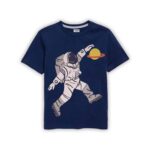 Boys’ Astronaut Galaxy Adventure T-Shirt – Navy Blue