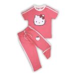 Girls’ Summer Co-ord Set - Pink Hello Kitty