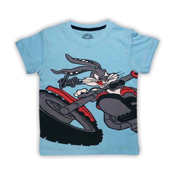 Bugs Bunny Boys' Summer T-Shirt & Shorts Set – Blue & Black