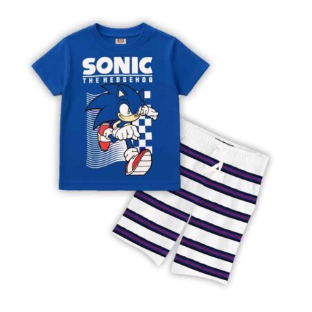 Sonic the Hedgehog Summer T-Shirt & Shorts Set for Boys