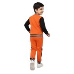 Boys’ Football Champion Winter Tracksuit – Orange & Black