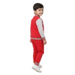 Boys Red & Grey Soccer Varsity Tracksuit