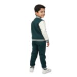 Boys Green & White Ronaldo Varsity Tracksuit