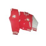 Boys Red & Grey Soccer Varsity Tracksuit