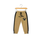 Boys Minnie Design Hoodie Tracksuit – Beige & Black