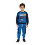Boys Let’s Play Outside Tracksuit – Blue & Navy