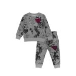 Boys Superman Printed Tracksuit – Grey