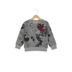 Boys Superman Printed Tracksuit – Grey