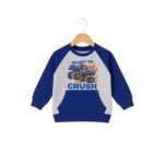 Boys "Ready to Crush" Monster Truck Tracksuit – Blue & Grey