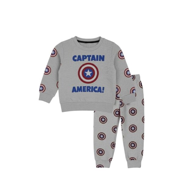 Boys Captain America Tracksuit – Grey
