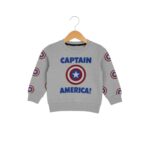 Boys Captain America Tracksuit – Grey