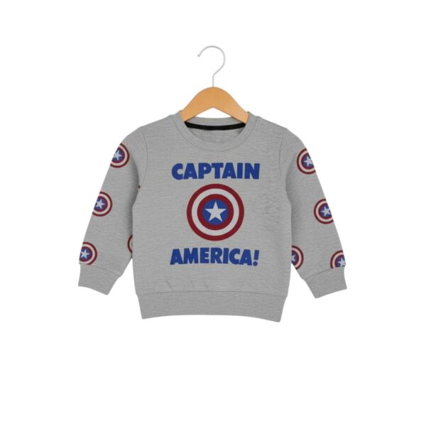 Boys Captain America Tracksuit – Grey