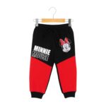 Boys Minnie Mouse Printed Tracksuit – Black & Red