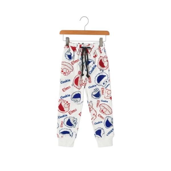 Girls Elmo & Cookie Monster Printed Tracksuit – Light Grey