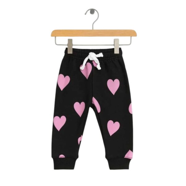 Girls Daisy Duck Printed Tracksuit – Khaki & Black