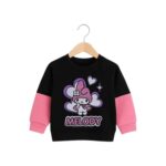 Girls Melody Cute Character Tracksuit – Black & Pink