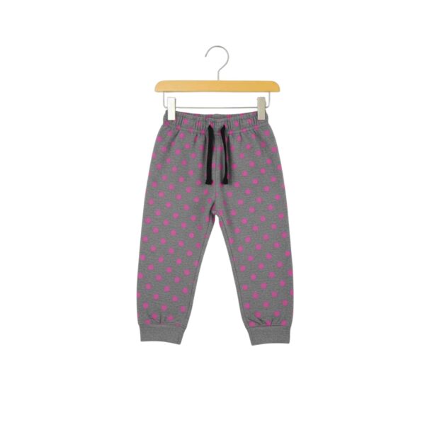 Girls Still Growing Butterfly Graphic Tracksuit – Grey & Pink