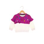 Girls Cute Bunny Printed Tracksuit – Pink & Black