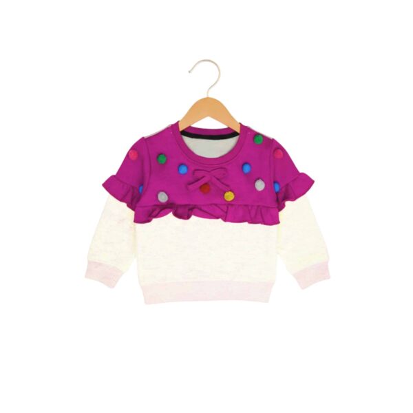 Girls Cute Bunny Printed Tracksuit – Pink & Black