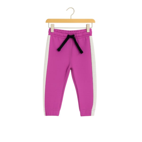 Girls Treat People With Kindness Print Tracksuit – Purple & White