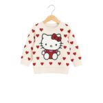 Girls Hello Kitty Tracksuit – Red & Cream