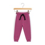 Girls Sweet Love Printed Tracksuit – Light Gray & Magenta