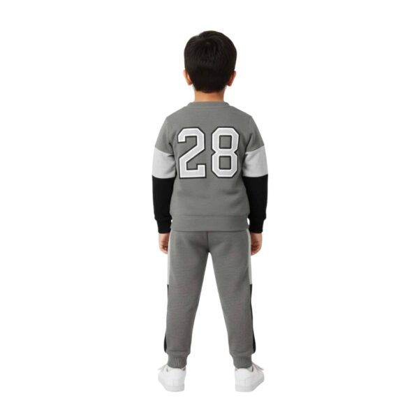 Boys Disney Mickey Mouse Soccer Graphic Tracksuit – Grey
